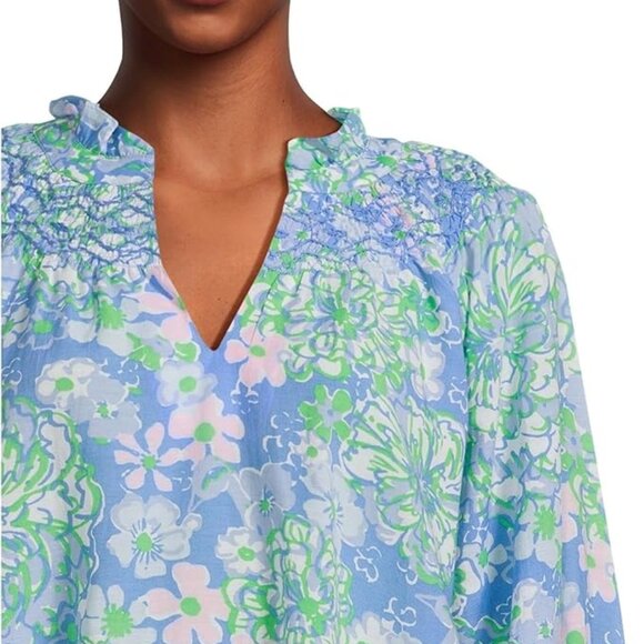NWT Lilly Pulitzer Lourdes 3/4 Sleeve Top - Size XS - Picture 4 of 5